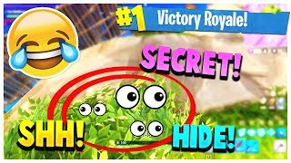 The BEST Hiding SPOT in FORTNITE BATTLE ROYALE [upl. by Han]