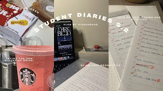 student diaries s2📚 study vlog a VERY PRODUCTIVE week note taking pulling an allnighter etc [upl. by Linda932]