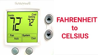 How to change fahrenheit to celsius in honeywell Thermostat Tamil [upl. by Seafowl]