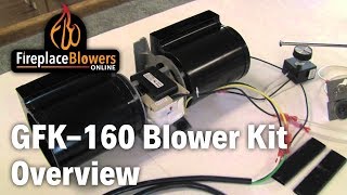 GFK160 Fireplace Blower Fan Kit Overview [upl. by Ennyletak]