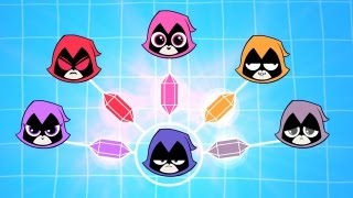 DC Nation  Teen Titans Go  quotColors of Ravenquot clip [upl. by Ahsiyt]