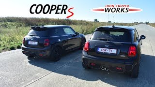 MINI JCW VS MINI Cooper S [upl. by Marquet]