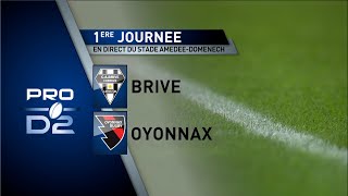 J1 PRO D2  BRIVE vs OYONNAX  Le match en bref [upl. by Willy]