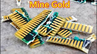 How To Mine Gold From Electronics components  World Wide ewaste [upl. by Enelear563]