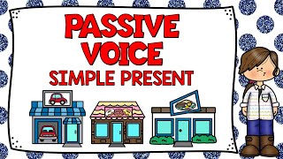 LESSON 24 PASSIVE VOICE SIMPLE PRESENT TENSE  VOZ PASIVA CON EL PRESENTE SIMPLE [upl. by Ille]