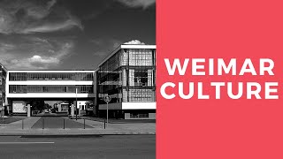 Weimar Culture [upl. by Hultgren413]