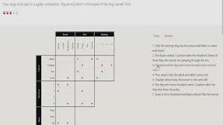 Agility Competition  Logic Grid Puzzle  Walkthrough [upl. by Enileoj]