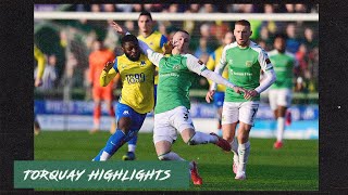 HIGHLIGHTS  Yeovil Town 12 Torquay United [upl. by Lerret]