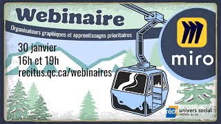 Webinaire  Organisateurs graphiques avec Miro [upl. by Shellans]