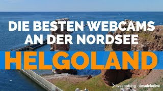 Erlebe die Faszination Helgoland – Webcam von Helgoland mit Düne und Hafen [upl. by Melicent]