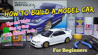 How To Build A Perfect Model Car For Beginners Step by Step Guides 124 Scale Plastic Model Kit [upl. by Antin503]