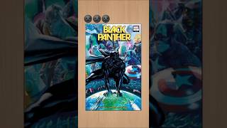 Black panther 🖤🌚 music song trending art black panther jigsaws jigsawsfunpuzzle [upl. by Enilrac72]