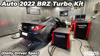 2022 BRZ Automatic Sydney Motorsport Engineering turbo kit  Daily Driver spec  85psi pump fuel [upl. by Artekal]