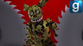 Gmod FNAF  Torturing Help Wanted Springtrap [upl. by Wandie]