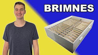 Easy To Follow Brimnes Bed Frame with Storage Tutorial [upl. by Rip]