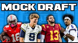 2024 NFL Mock Draft Post Combine Ft Bengal [upl. by Salomo61]