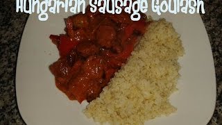 Hungarian Sausage Goulash Recipe [upl. by Odlanra]