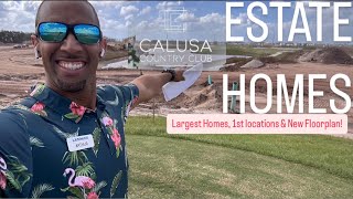 Calusa Country Club Estate Homes Largest homes available New Plan amp 1st locations [upl. by Eetak]