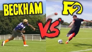 ODELL BECKHAM VS F2  EPIC BATTLE  Football VS Football [upl. by Aratahc]