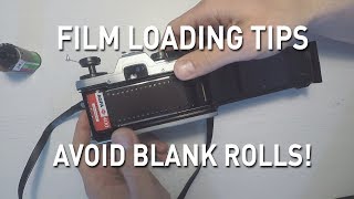 Beginner tips for loading film Avoid blank rolls [upl. by Amby]