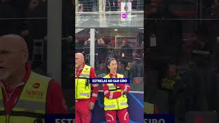 REUNIÃO DE ESTRELAS IBRAHIMOVIC KAKÁ SEEDORF E OUTROS CRAQUES PRESENTES NO SAN SIRO shorts [upl. by Conan898]