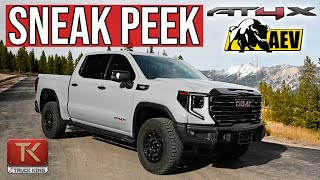 The GMC Sierra AT4X AEV Brings Luxury OffRoad  InDepth Walkaround [upl. by Ahsoem]