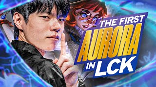 THE FIRST AURORA IN PRO PLAY  KDF VS KT  LCK SUMMER 2024  CAEDREL [upl. by Adnaloy]