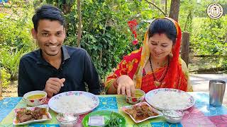 Champaran Mutton କେମିତି ଲାଗିବ ଯେ  Champaran Mutton Eating Challenge Villageeatingodia [upl. by Viquelia]