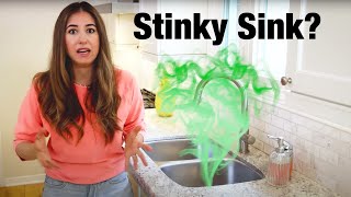 How to Clean A Smelly Sink 🤢 [upl. by Ydrah666]