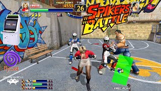 Spikers Battle  Flycast  RetroArch 192   4K 60FPS  Dreamcast Sega NAOMI [upl. by Hwang]