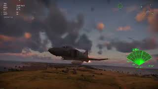 Phantom Jet Skimming the Waves  War Thunder [upl. by Nnaillij]