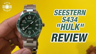 Is this the quotGREENquot watch youve been waiting for  Seestern S434 review [upl. by Analos152]