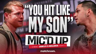 Micd Up Face Offs 🔊 What Canelo amp Edgar Berlanga Said At LA Presser [upl. by Hinman]