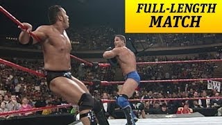 FULLLENGTH MATCH  Raw  Ken Shamrock vs The Rock  Intercontinental Title Match [upl. by Llenehc411]