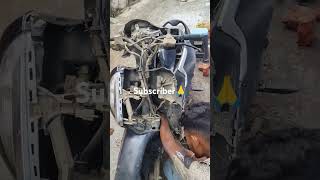 Fascino scooter accelerator tar change🛵🛵😱youtuber short motivation trainingRinkuKumario6bk [upl. by Aisak]