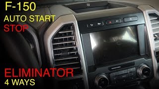 Ford F150 Auto StopStart Delete 4 ways Auto Stop Eliminator [upl. by Spark]