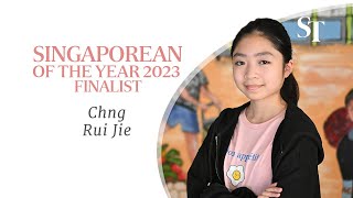 12yearold with a passion for fundraising and volunteering  Singaporean of the Year 2023 finalist [upl. by Care766]