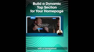 Shorts – Build a ‘Business Made Simple Homepage Top Section [upl. by Arbba]