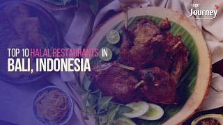 Top 10 Halal Restaurants in Bali Indonesia [upl. by Nahraf]