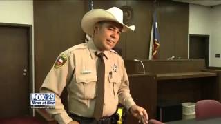 Atascosa deputy joins drumline fans go wild [upl. by Dibb]