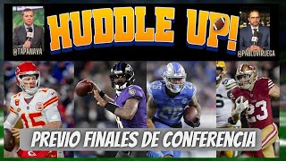 HuddleUP Previo Finales de Conferencia NFL TapaNava amp PabloViruega [upl. by Nospmis]