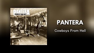 Pantera  Cowboys From Hell Guitar Backing Track with Tabs [upl. by Asiulana]