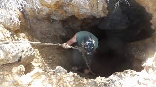 Last Hidden Abandon Mine by Montello Nevada searching for Dylan Rounds Les went down small vertical [upl. by Norej]