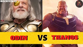 Thanos Vs Odin Who Wins Superhero Shodown [upl. by Hainahpez]