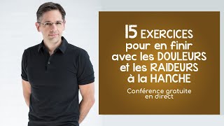 15 exercices EFFICACES pour la hanche et soulager  conférence en direct [upl. by Yssenhguahs]