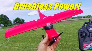 QIDI 560 Maule Brushless RTF 4 Channel RC Plane Flight Test Review [upl. by Strauss716]