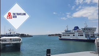 Wightlink Ferry departing Portsmouth [upl. by Acsecnarf]