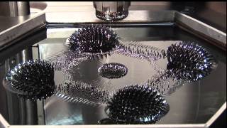 Ferrofluid Display  Programmable Liquid Metal Professional Exhibit [upl. by Nnair380]