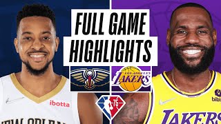 PELICANS at LAKERS  FULL GAME HIGHLIGHTS  February 27 2022 edited [upl. by Lehcer]