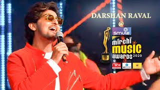 Darshan Raval rocks the stage of Smule Mirchi Music Awards 2020  KAMARIYA  CHOGADA TARA [upl. by Sharman]